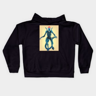 The Alien is hungry Kids Hoodie